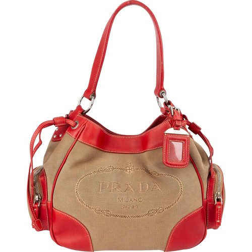 Prada canvas emblem side - prada,