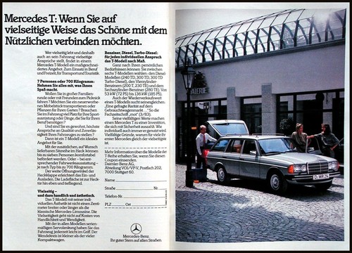 Mercedes 123 modell - mercedes, t-modell