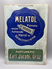 Rarität Schild Plakat Reklame Friseur Dresdner Pappe Antik Alt Werbung Creme