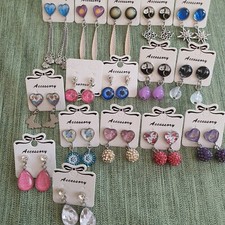 Ohrringe Handarbeit, Glas Cabochon, Ohrstecker, verschiedene Farben, Unikat