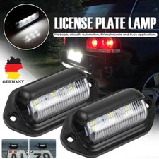 2x LED Kennzeichenleuchte Universal Beleuchtung Nummernschild Rücklicht Anhänger