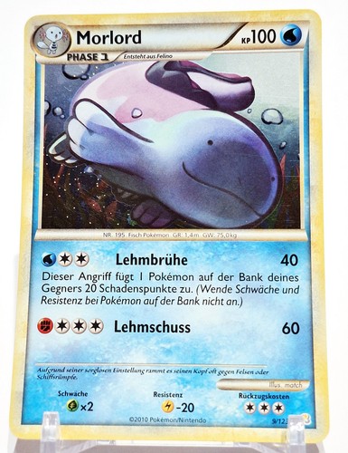 Pokemon karte morlord quagsire - karte,
