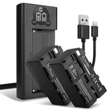 Kamera akku dual - +,