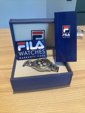 FILA Chronograph Herrenuhr Top  Zustand Fullset Box und  Gebrauchsanweisung