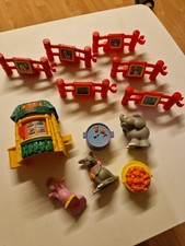 Little People kleines Konvolut, Tiere, Zäune, 12 Teile