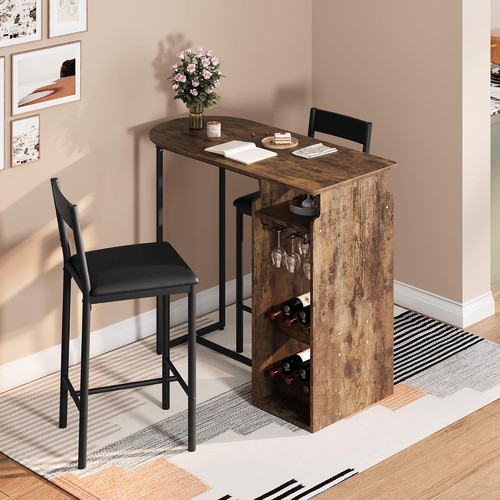 3tlg bartisch set stehtisch - 3tlg, bartisch-set