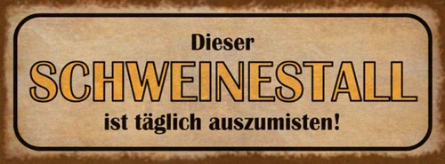 Holzschild 10x27 - , cm