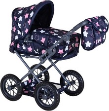 Knorrtoys 63143 Puppenwagen Ruby Star Blue pink Kombiwagen