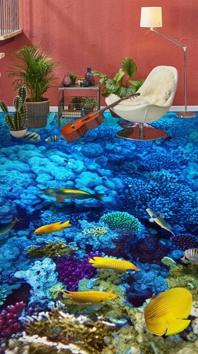 Blaues gras 677 - 3d,