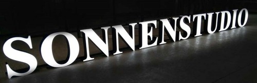 Led buchstaben schriftzug - 3d,