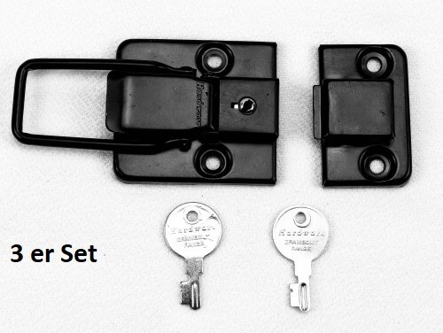 3er set schnappschloss - 3er, 6,50