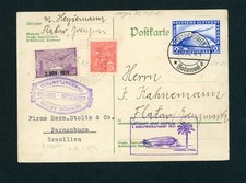 Zeppelin Postkarte Graf