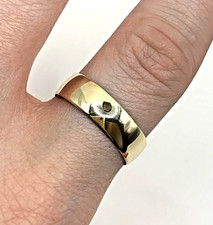 Ehering Ring 9 Karat Gold 6 mm