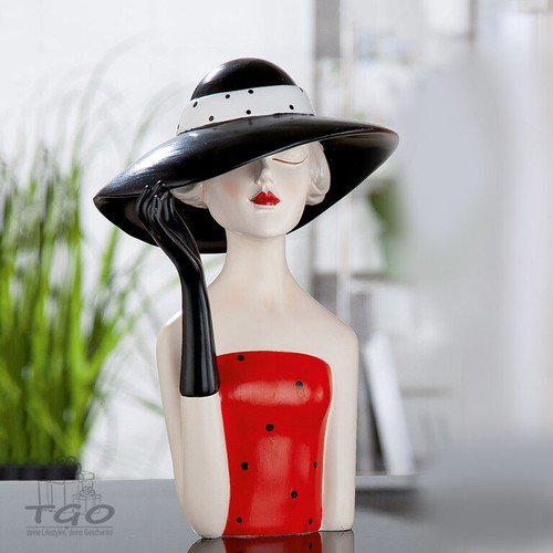 Gilde büste dame figur - figur, lady