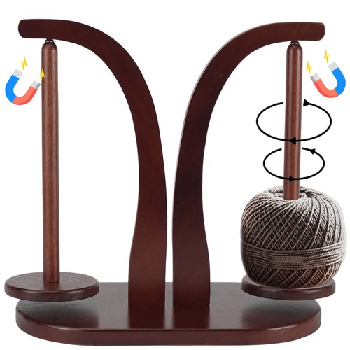 Garnknäuelhalter aus holz - aus,