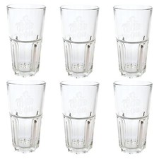 6x Captain Morgan Glas Longdrink Cocktail Gläser Bar Gastro Longdrinkglas
