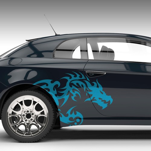 Seitendekor set drache - seitendekor,