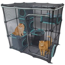 Kitty City Claw Indoor & Outdoor Mega Kit Katzenmöbel Katzenschläfer Outdoor