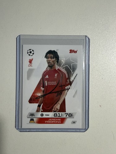 Jeremie frimpong autogramm - frimpong,