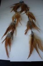 Boho hippie feder haarschmuck - feder,