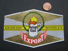 Altes Bieretikett Berliner