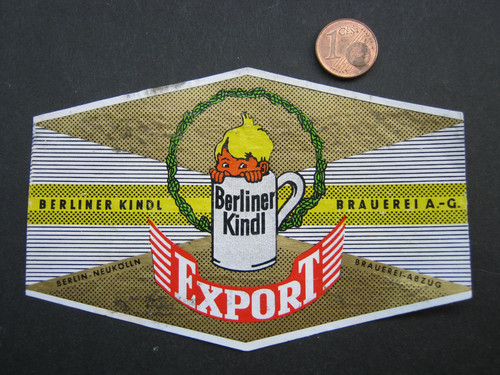 Altes bieretikett berliner - altes,