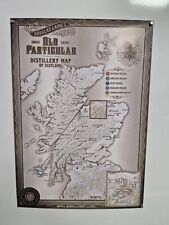 Whisky Old Particular Distillery - Poster Bild 42 x 59,5 cm Whiskylandkarte
