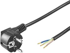 Netzkabel mit abgewinkeltem