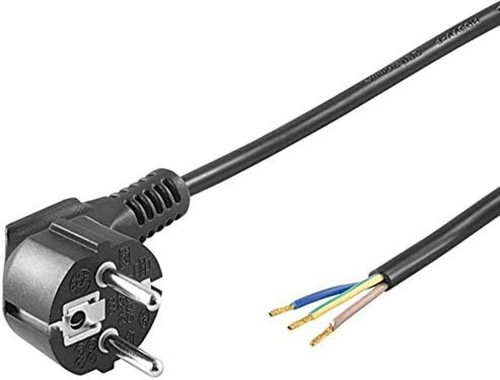 Netzkabel mit abgewinkeltem