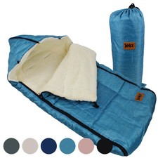 HAGO® Winterdecke Kinderfußsack Baby Allwetter Lammwolle Schlafsack Kinderwagen