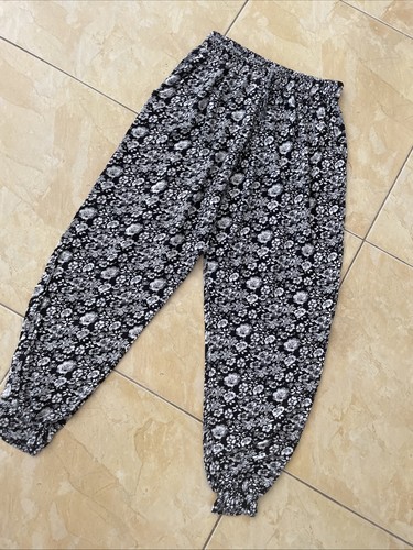 Stoff sommerhose gemustert - sommerhose,
