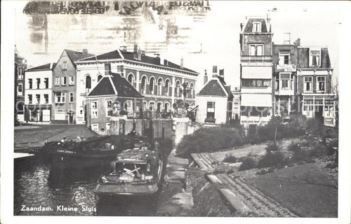Zaandam kleine sluis schleuse - zaandam,