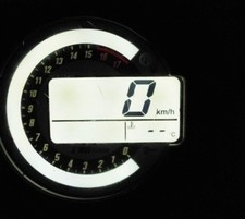 Kawasaki ZX6R ZX10R Z1000 / 750 Tacho Beleuchtung umbau weiß Led Set