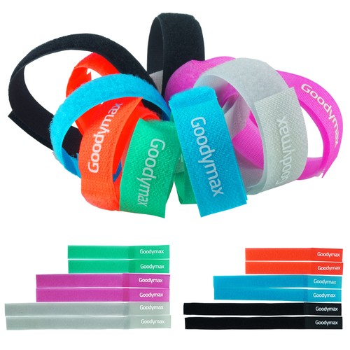 Klettkabelbinder set farbig - klettkabelbinder,