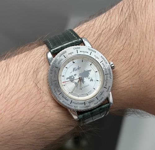 Mido worldtimer ref 5200 - mido,