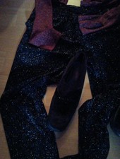 Glitzer 3er Set: 1. Leggins L