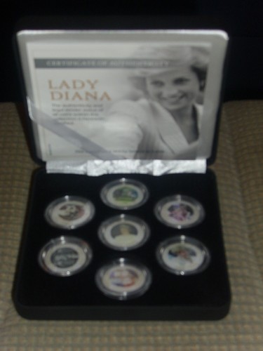 Münzen lady diana 7er - münzen,