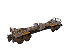 LEGO® Eisenbahn Waggon - Containerwaggon wie 7939 - ohne Container - grau - NEU 