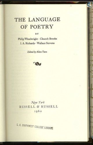 The language poetry - of,