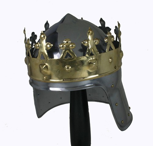 Königs ritter helm lilien - ritter,