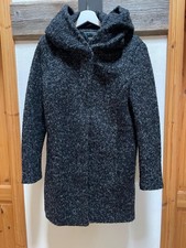 Only Mantel Gr. L  onlSEDONA Boucle Wolle schwarz-grau Neu ohne Etikett