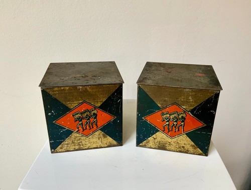 Art deco kakao blechdosen um - 2,