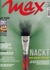 Max Lifestyle Magazin - Heft 09/2005 mit Titelstory über Nackt: Was macht uns an
