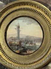 Miniatur Malerei Unter Glas