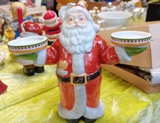 Hutschenreuther Weihnachtsmann Santa Kerzenhalter 19 cm