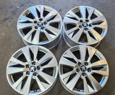 4 Stück original Peugeot 3008 Alufelgen 7x17 Zoll 7Jx17  ET42  9809687177
