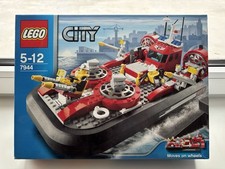 LEGO City: Feuerwehrluftkissenboot (7944) - vollständig mit OVP und OBA