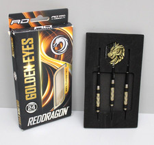 RED DRAGON Golden Eye Dartpfeile ,24g, Profi Dartpfeile mit Flights und Schäfte