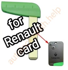 Klinge Notfall für Renault Espace Laguna Clio Smartcard 3 Tasten