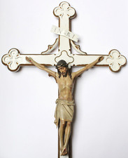 Großes Holz Kruzifix